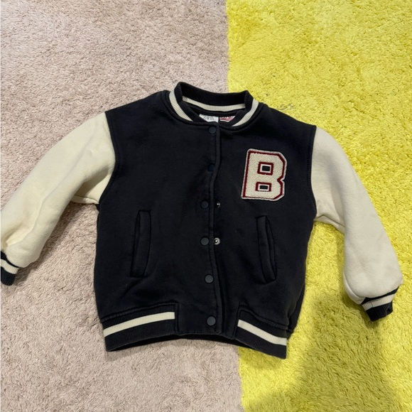 Zara Letterman Jacket sz 3-4t - Picture 2 of 4